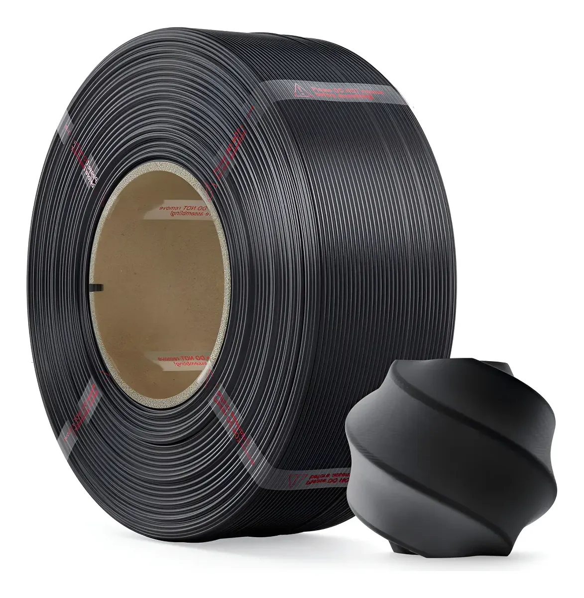 Rolo de filamento Bambu Lab PLA Lite Preto Sem Carretel de 1 kg e 1,75 mm